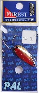 FOREST PAL 1 Red Gold Spoon Lures 0.1 oz (3.8 g)