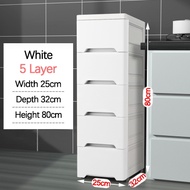 *Lowest Price* 3/5/7 Tier Plastic Drawer Cabinet - Slim Design / Plastic Cabinet / Plastic Drawer