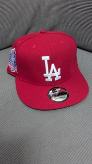 Red LA Dodgers Snapback Cap帽