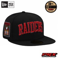 NEW ERA 59FIFTY FITTED LAS VEGAS RAIDERS SUPER BOWL XI BLACK PRIME EDITION HAT CAP
