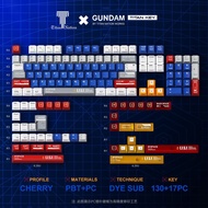 TITANATION Gundam keycaps Cherry Profile Dye-Sublimation  PBT+PC keycap