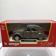 Bburago Citroen 2CV (1952) Green 1/32 Diecast