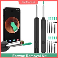 Ear Wax Removal Tool with Camera 1296P HD Otoscope Ear Cleaner Wireless Ear Otoscope Earwax Removal Kit Compatible with iOS Android SHOPSKC3231