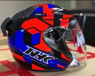 Helm NHK R6 CUBE half face tipe single visor