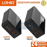 LDNIO Desktop Charger A4808Q A4809C - 65w 100w Fast Charge Desktop Charger - Support PD and QC3.0