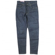 Acne Studios Bla Konst Made in Italy Melk Indigo 5-Piece Skinny Denim Pants, Size 25, Indigo, Zip Fl