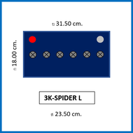 🎖แบตเตอรี่ 3K รุ่น SPIDER125L / R  CV 70Ah. /W พร้อมใช้ / เติมน้ำปกติ /สำหรับรถปิคอัพ ตู้ 2000-2500c