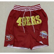 San Francisco 49ers Men's Just Don NFL Shorts - Red