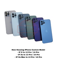 HOUSING FULLSET CASING/ IP X - XS MAX CUSTOM MODEL TO 13 - 14 PM