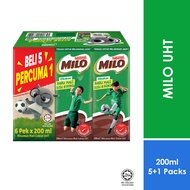 NESTLE Milo Chocolate Malt UHT 200ml x 6s (Halal)