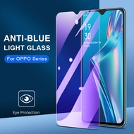 Anti Blue Ray Tempered Glass Screen Protector for OPPO A9 F5 F7 F9 F11 Pro A53 A93 A15 A15s a3S A5 AX5 A5S AX5s A12 A7 A12e A83 A92 A52 A54 A74 A5 A9 2020 A31 A33 A53 A32 A53s Reno 2 3 4 4F 5 4G 5G