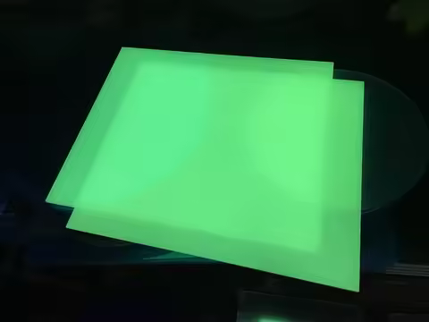 Glow In The Dark 3MM PMMA Green Luminous Acylic Sheet For DIY Doorplate,Signage,Road Sign,Party Deco