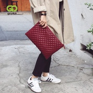 GOPLUS Women's PU Leather Women's Bag Classic Lattice Clutches Handbags for Female bolsa feminina la
