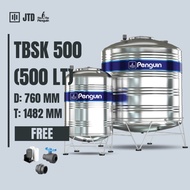 Toren / Tandon / Tangki Air Penguin Stainless 500 Liter - TBSK 500