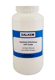 Dalkem Dextrose Anhydrous USP Grade Net  Weight: 500 grams