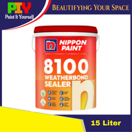 Nippon Paint 8100 Weatherbond Exterior Sealer / Cat Undercoat Dinding Luar Rumah 15L - 15 Liter
