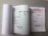 Biên lai thu 2 liên (Mẫu C45- BB) - LOẠI DÙNG GIẤY THAN - Có số Seri - Combo 10 Quyển