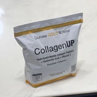 (包SF) California Gold Nutrition CollagenUP® 水解海洋膠原蛋白肽 + 透明質酸和維生素 C，原味，2.2 磅（1 千克）