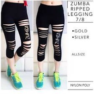 ZUMBA LEGGINGS 7/8 - GYM LEGGINGS - SPORT LEGGINGS - SPORTS PANTS - ZUMBA PANTS