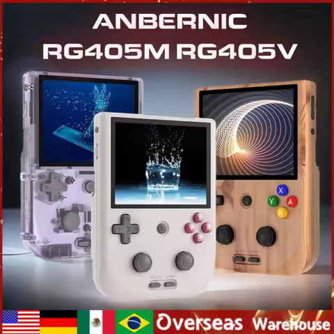ANBERNIC RG405M RG405V 4 INCH IPS HD Touch Screen Android 12 512G PS2 PSP 3DS Gift Handheld video Ga