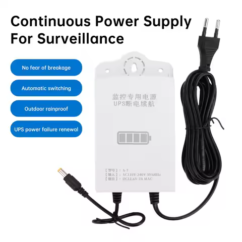 UPS Uninterruptible Power Supply Multipurpose Mini UPS Battery Backup Security Standby Power Supply 