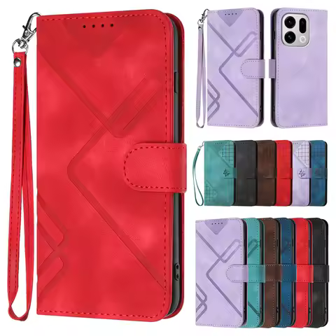 Luxury Leather Phone Case For OPPO A6 GT A5 A5X A5i Find X9 X8S Plus X8 Ultra X6 Pro X3 Lite Card Sl