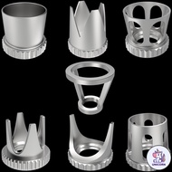 CU Airbrush Cover Cap Accessory Crown/Tomahawk/ hollow condensing/distance Shape Air Brush Caps for 