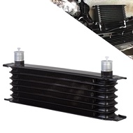 Wholesale Aluminum OIL COOLER 7 ROW 10AN-10AN engine transmission OIL COOLER KIT Blue Black color