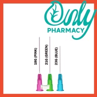 DISPOSABLE NEEDLE Jarum Picagari Needle Syringe 18G / 21G / 23G 1 piece