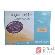 Fabriano กระดาษวาดเขียน สีน้ำ อาร์ตติสติโก้ 23x30.5cm 300G จำนวน 20 แผ่น