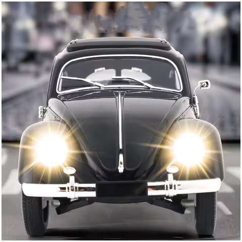 WPL D62 mini 2.4G Retro Beetle Remote Control Car Simulation Hardtop Sedan Model Rc Climbing Car Toy
