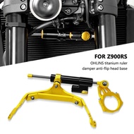 FOR z900rs 2018-2022 titanium scale damper anti-whirl head DMV Z900RS steering damper mounting brack