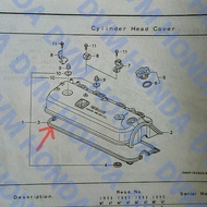 Valve Cover Gasket Accord Sm4/Accord Non Vtec 1994 - 1995 Sv4 Spare Parts