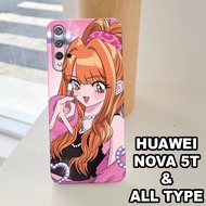 G34 - HUAWEI NOVA 5T Silicone - HUAWEI NOVA 5T pro camera Softcase - BARBIE Motif - Flexible rubber 