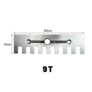 Garukan Tanah Baja Garukan Gabah Padi Cangkul Alat Jemur Padi Garukan Kotoran Hewan Tanpa Gagang Ala