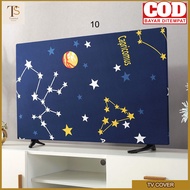 Sarung Penutup TV LED Elastis Size 24 inch-75inch Spandex Import Cover tv Led / Lcd Layar Monitor Me