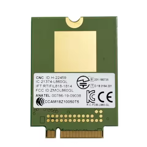 L860-GL WWAN card 4G Module for X1 7th 8th X1 Yoga 4th T490 T14 T14s X13 T15g 01AX796 5W10V25790 4G 