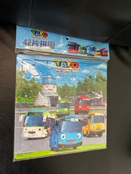 二手正版小巴士TAYO 42片拼圖