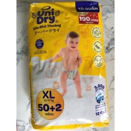 [52 PIECES] Unidry Super dry diapers/diapers size L50+2/XL50+2