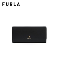 FURLA กระเป๋าสตางค์ผู้หญิง รุ่น CAMELIA CONTINENTAL WALLET NERO