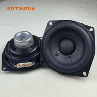 SOTAMIA 2Pcs 3.5 Inch Subwoofer 4 Ohm 25W Small Steel Cannon Audio Speaker Low Frequency DIY Sound M