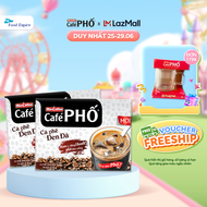 Combo 2 hộp Cà phê Phố Đen Đá - Maccoffee (hộp 10 gói x 16g)
