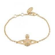 【二手】Vivienne Westwood)手鐲，61020051R121，金色黃銅手鐲，女士，全新