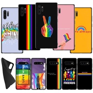 XK37 LGBT Heart Soft silicone Case for Samsung J4 J6 J8 2018 J7 Core Pro J730