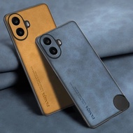 For Nothing CMF Phone 1 Case Luxury PU Leather Phone Case For Nothing CMF Phone1 Back Cover Silicone