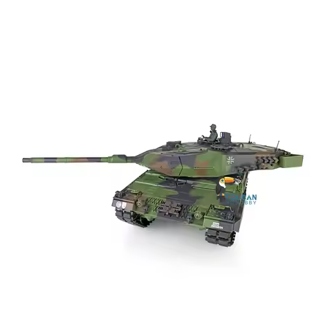 2.4G Heng Long 1/16 Scale 7.0 Plastic Leopard2A6 RTR RC Tank Barrel Recoil 3889 Toys for Boys TH1757