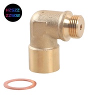 M18x1.5 90 Degree Oxygen Sensor Extender Brass Oxygen Sensor Spacer O2 Sensor Adapter Oxygen Sensor 