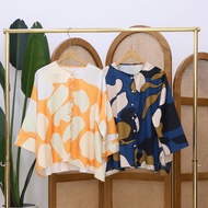 Abstract Sulam Top Loose Batwing