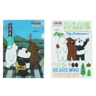 ZakkaSG x We Bare Bears A4 2 in 1 L-File Set