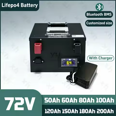 XH-72V 50Ah 60AH 80AH 100AH 120AH 150Ah 200AH LifePo4 Lithium Battery, Golf Cart, Electric Vehicle